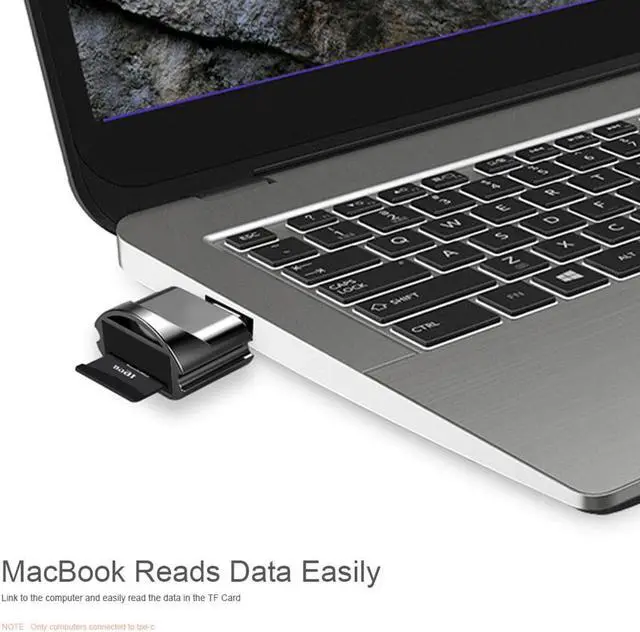 Alt view image 3 of 5 - USB Card Reader C Type TF Card to OTG Type-c Card Reader Adapter Micro USB 3.1 Card Reader for Phones