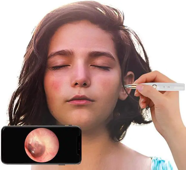 Alt view image 5 of 5 - 1.0MP Wireless Ear Otoscope 3.9mm Lens Waterproof Mini Inspection Camera Borescope Ear Cleaning Endoscope for Mobile Phone