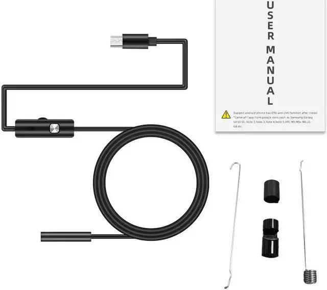 Alt view image 3 of 5 - Camera Mini Camcorders 7mm Flexible Micro USB Inspection Borescope Camera 6LEDs Adjustable IP67 Waterproof