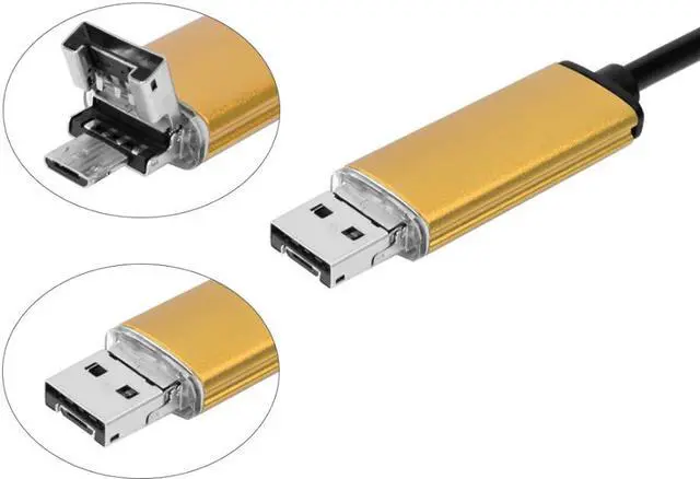 Alt view image 4 of 5 - 1/2/10/5M 5.5mm Lens Android Endoscope Waterproof Snake scope Borescope MicroUSB Inspection Video Camera Borescope Tube Camera