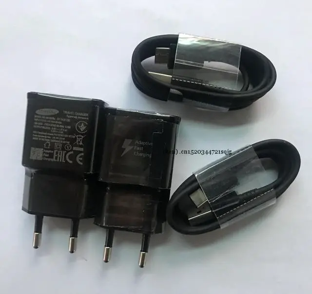 Alt view image 2 of 3 - 10sets/lot 5V 2A US/EU/UK Plug Fast Charging Travel adapter Wall Fast Charger + 1.2M Type C Usb Data Cable with opp bag