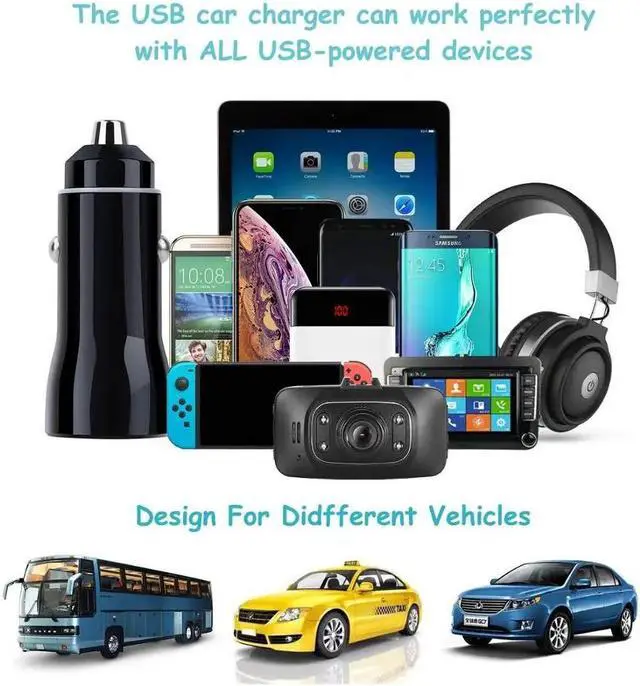 Alt view image 5 of 5 - Car Charger Quick Charge 3.0 for iPhone X  S10  Mi 9 Mobile Phone Fast Charging Car Charger QC 3.0 Car-Charger