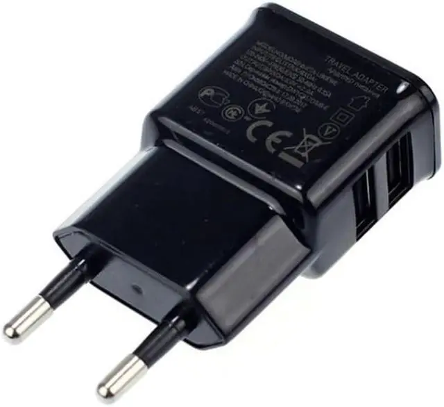 Alt view image 2 of 5 - Mobile Phone Travel Charger 5V 1A EU PLug Wall Charger For Samsung galaxy S6 HTC Xiaomi Dual USB Adapter