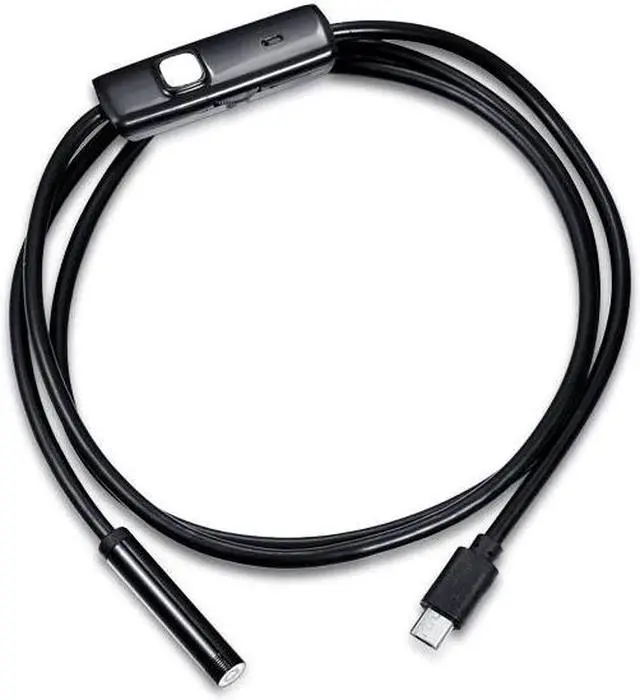 Alt view image 3 of 5 - 2M 1M 7mm Endoscope Camera Flexible IP67 Waterproof Inspection Borescope Camera for Android PC Notebook 6LEDs Adjustable