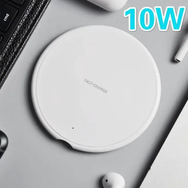 Alt view image 2 of 5 - 10W Fast Wireless Charger For   Visible USB Qi Charging Pad For IPhone X XS 11pro Adapter Receiver Chargeur TXTB1