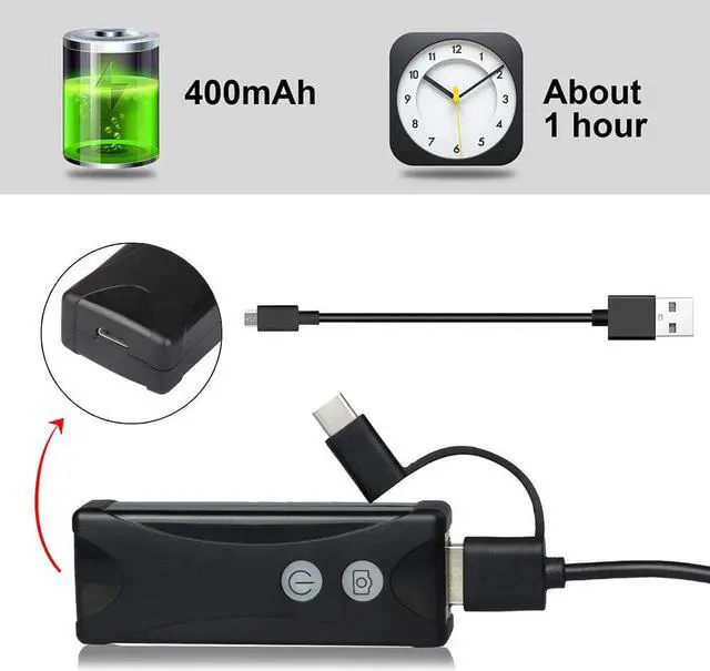 Alt view image 3 of 5 - 8mm Wireless WIFI Endoscope Camera Waterproof Inspection Mini Camera USB Endoscope Borescope For Iphone Android PC IOS APP