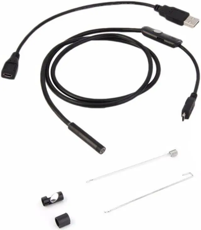 Alt view image 4 of 5 - 1m For Android WIFI Endoscope Waterproof Borescope Inspection Camera 8 LED a long effective focal length