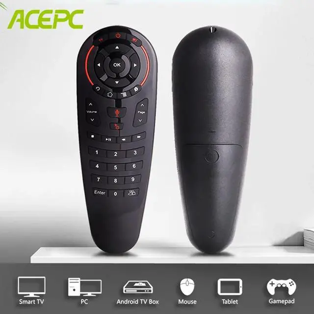 Main image of Voice Remote control 2.4G Wireless Air Mouse 33 keys IR learning Gyro Sensing Smart remote for Game android tv box