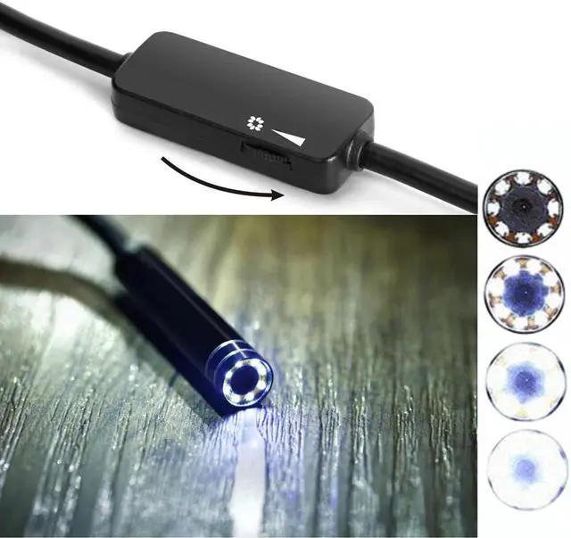 Alt view image 4 of 5 - 8MM HD Wifi Endoscope Android IOS Waterproof WIFI Inspection Camera Borescope Snake Video Cam Built In Battery Hard Wire