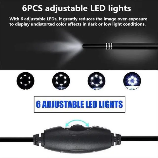 Alt view image 2 of 5 - 3 In 1 USB Digital Visual Otoscope 5.5mm Ear Inspect Camera Multi-function Mini  Ear Spoon Endoscope Camera Ear Wax Removal Kits