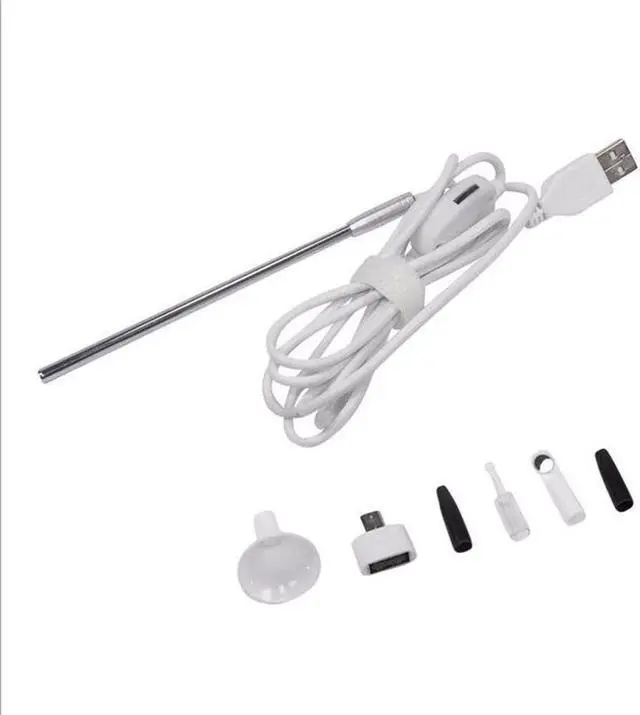 Alt view image 3 of 7 - 10mm USB Endoscope 5M Cable Waterproof Inspection Camera Borescope with 4 LED USB Endoscope Camera