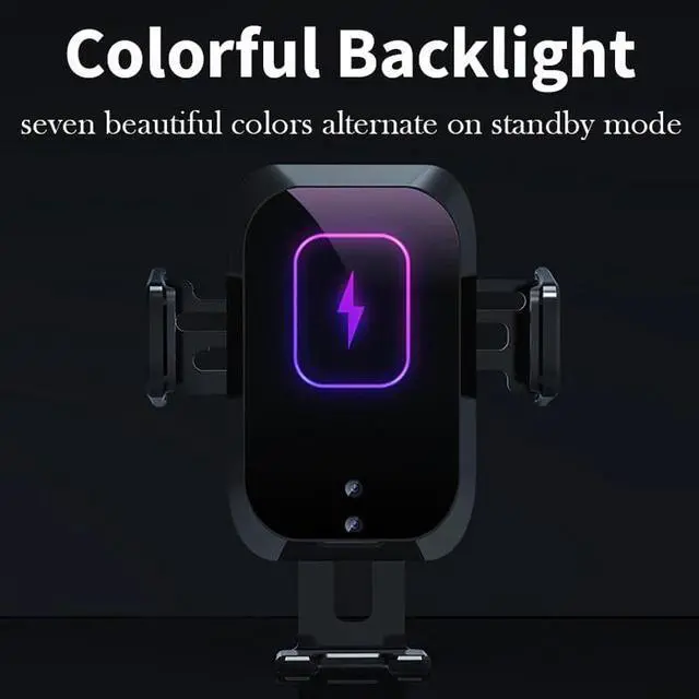 Alt view image 4 of 5 - 15W Wireless Car Charger Phone Holder for iPhone Wireless Charging Car Induction Charger Mount for iPhone 12 SE 11 8 Samsung S20