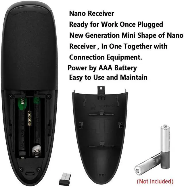 Alt view image 4 of 5 - S Pro Voice Remote Control 2.4G Wireless Air Mouse Gyroscope IR Learning for Android tv box HK1 H96 Max X96 mini