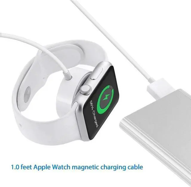 Alt view image 3 of 5 - Charger Magnetic Charging Cable For  Watch Series 2 3 USB Magnetic Charge Cable 1m for  Watch 38/42mm Charger
