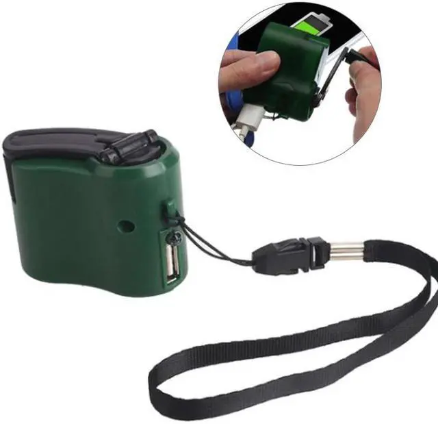 Alt view image 5 of 5 - Universal Hand Crank Portable Phone Battery  Outdoor Emergency USB Charging Dynamo For All Brand Mobile Phones