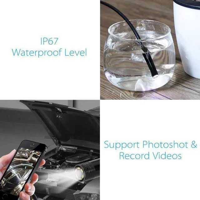 Alt view image 4 of 7 - 9 inch 20M HD 1000TVL sewage pipeline camera mechanical inspection tool industrial endoscope 17mm