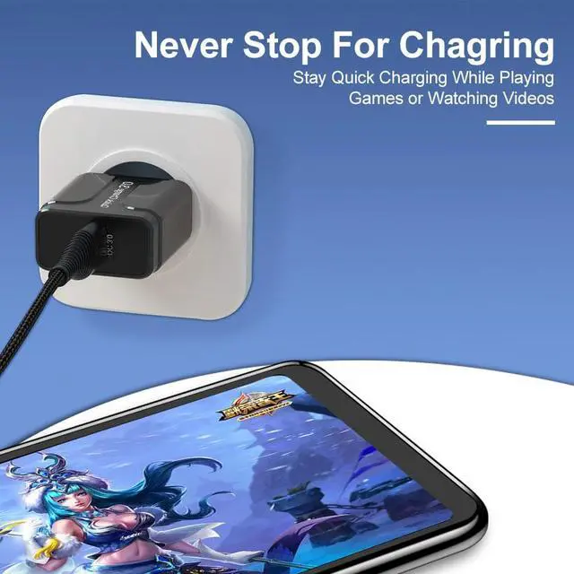 Alt view image 4 of 5 - 18W Quick Charge 3.0 USB Charger QC 3.0 4.0 USB Plug Phone/Fast Charger Adapter For  A50 iPhone Xr 11 8 7