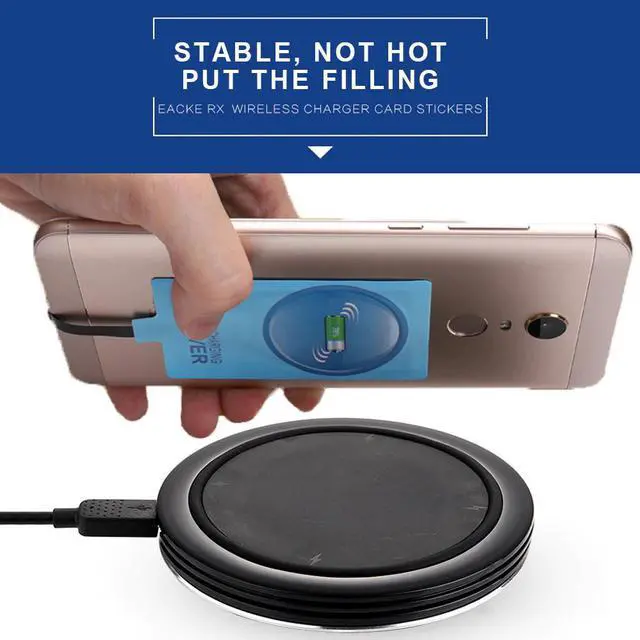 Alt view image 5 of 5 - Qi Wireless Charger Receiver Fast Charging for wireless charger Pad Coil for  huawe iphone  phone Type-C/Type-A