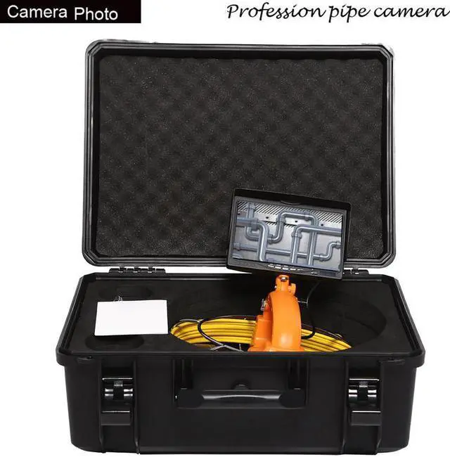 Alt view image 4 of 5 - 960P AHD Meter counter DVR audio Pipe Wall Sewer Inspection Camera System 60m Pipe Video snake Endoscope Camera with audio