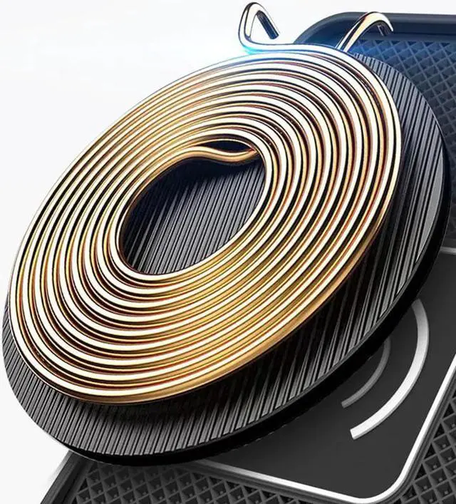 Alt view image 5 of 5 - Car Wireless Charger Pad Fast Charging Dock Station Non-slip Mat Car Dashboard Holder for iPhone 11 Pro Max Samsung S10 Plus