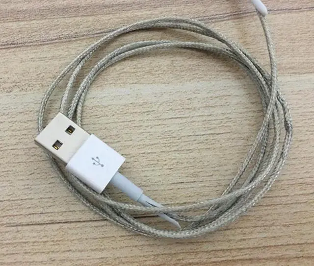Alt view image 2 of 3 - 100Pcs/lot 1m/3ft E75 Chip OD:3.0mm Data USB charger Cable With retail packaging