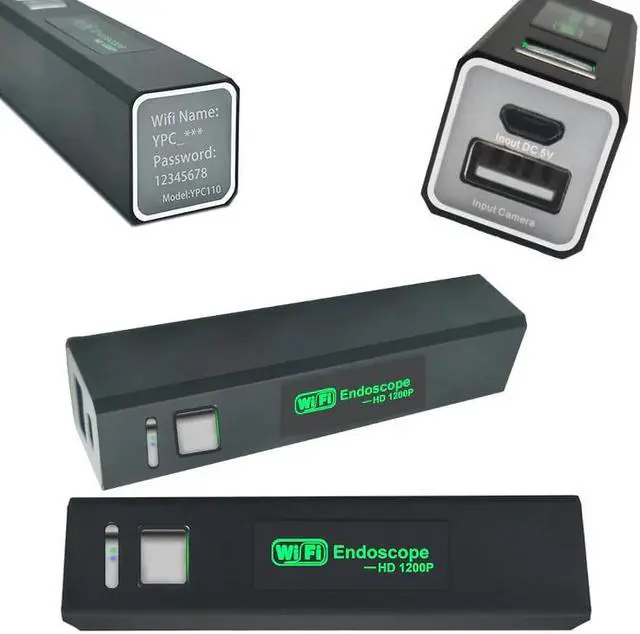 Alt view image 3 of 5 - 8mm 1200P 2M 5M 10M Semi-Rigied Wifi Endoscope Inspection Borescope Snake Video Flexible Camera For IOS Android Car Detection