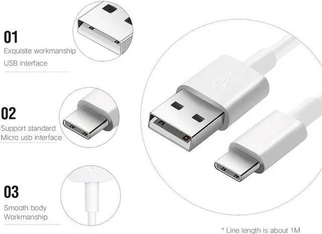 Alt view image 5 of 5 - 9V2A EU charger QC 2.0 Quick Fast Charge Adapter Type-c Cable For Mate 7 8 S 10 Lite Nova 3i P8 9 10 Lite Honor 8 9 Lite