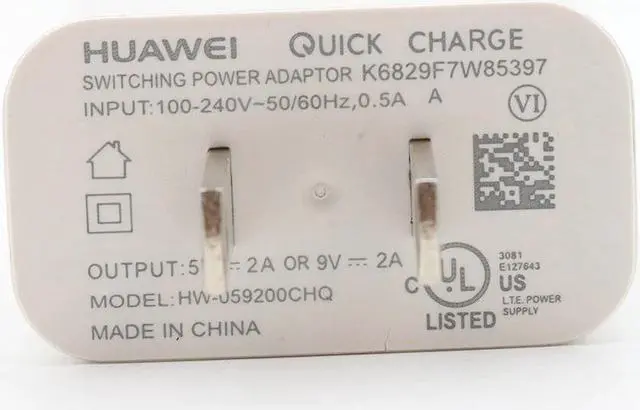 Alt view image 3 of 5 - 9V2A EU charger QC 2.0 Quick Fast Charge Adapter Type-c Cable For Mate 7 8 S 10 Lite Nova 3i P8 9 10 Lite Honor 8 9 Lite