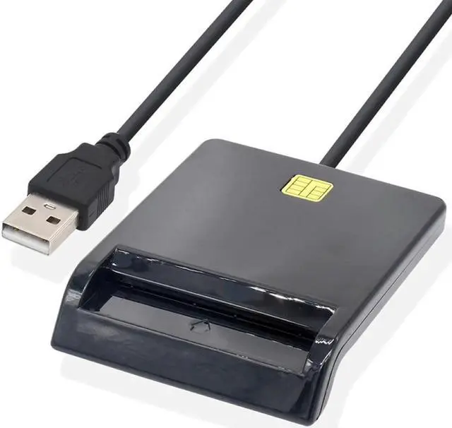 Main image of USB Smart Card Reader For Bank Card IC/ID EMV card Reader High Quality for Windows 7 8 10 Linux OS USB-CCID ISO 7816