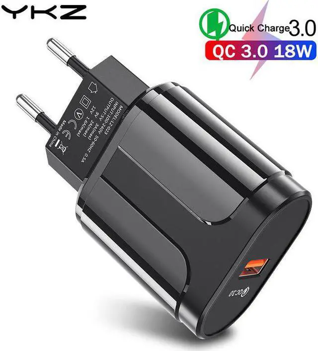 Main image of Quick Charge 3.0 Fast Mobile Phone Charger EU Plug Wall USB Charger Adapter for iPhone 6 7 8 X MAX QC3.0 for Samsung Xiaomi