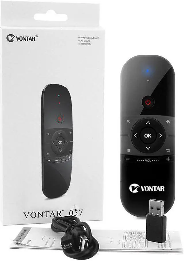 Alt view image 5 of 5 - 2.4Ghz Air Mouse Remote Control Wireless Keyboard English/ 6-Axis Motion Sensing IR Learning for Android TV BOX/Mini PC