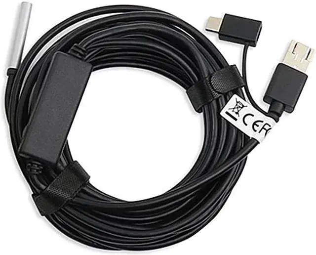Alt view image 2 of 5 - 3-in-1 USB2.0 Micro USB Type-C Endoscope Inspection Borescope Camera with 20M Cable IP67 Waterproof