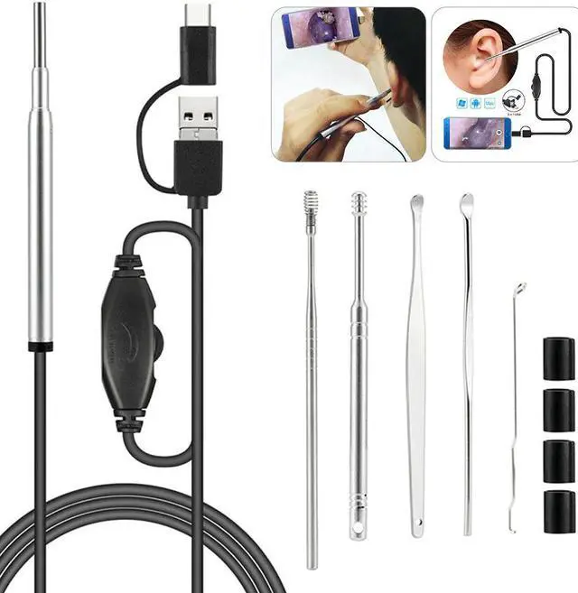 Main image of 5.5MM WIFI Ear Endoscope Otoscope Camera Waterproof Mini USB Inspection Camera Endoscope Borescope For IOS Iphone Android PC