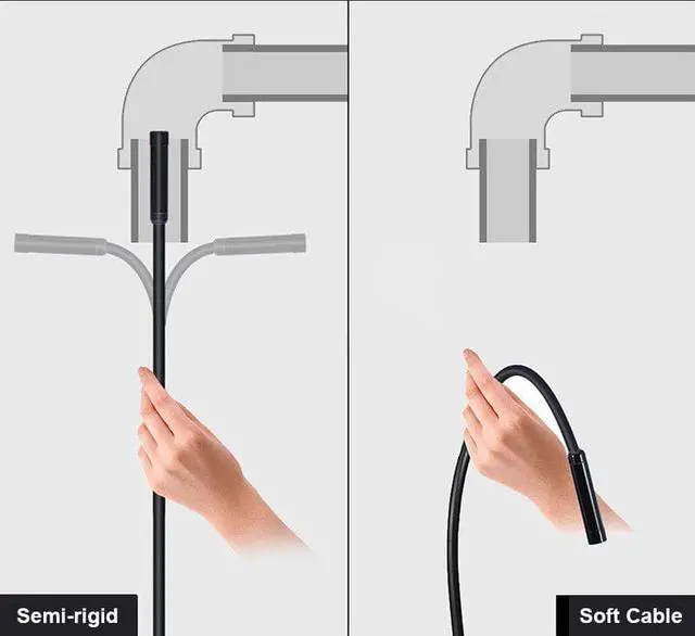 Alt view image 5 of 5 - 1080P WIFI Endoscope Camera 8mm HD Wireless Inspection Camera Endoscop 2M 3.5M 5M Flexible WIFI Endoscope Camera for Android IOS