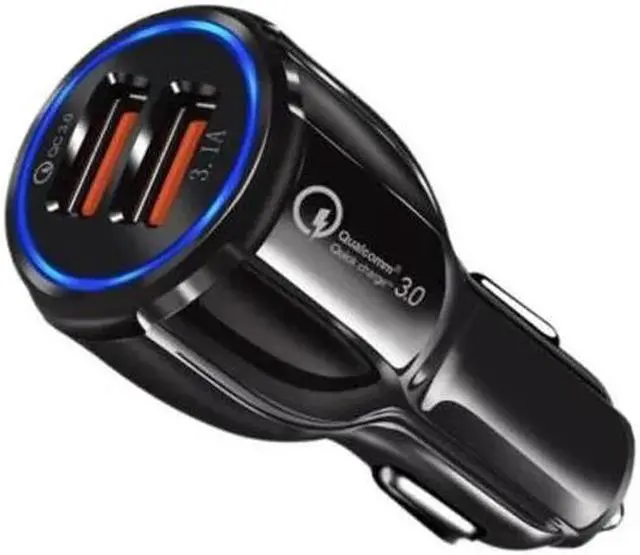 Alt view image 3 of 5 - 3.0 fast charging universal Plug car charger 3.1a car charging double USB 3 0 car charging fast charging for Phone