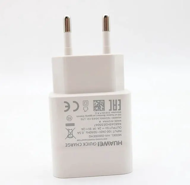 Alt view image 2 of 5 - 9V2A EU charger QC 2.0 Quick Fast Charge Adapter Type-c Cable For Mate 7 8 S 10 Lite Nova 3i P8 9 10 Lite Honor 8 9 Lite