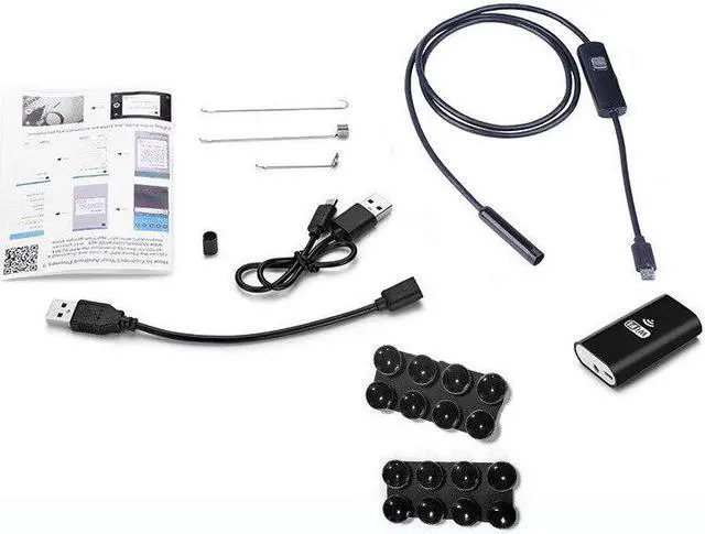 Main image of Endoscope Camera LED 8MM 2/5M Waterproof Soft Cable Inspection Camera USB Endoscope Borescope IOS Endoscope For Iphone