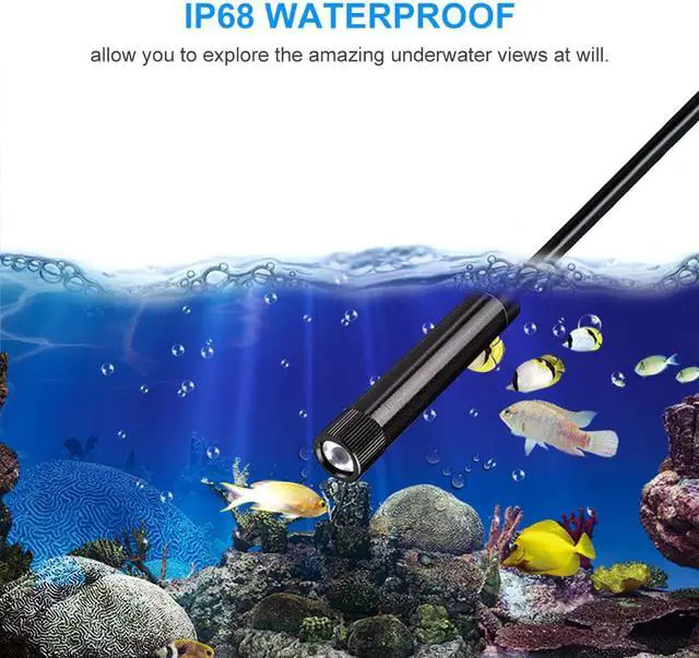 Alt view image 2 of 5 - Wifi Endoscope Camera 5.5mm 1080P HD Semi-Rigid Snake Camera USB Endoscope Borescope Endoscope for Iphone Tablet