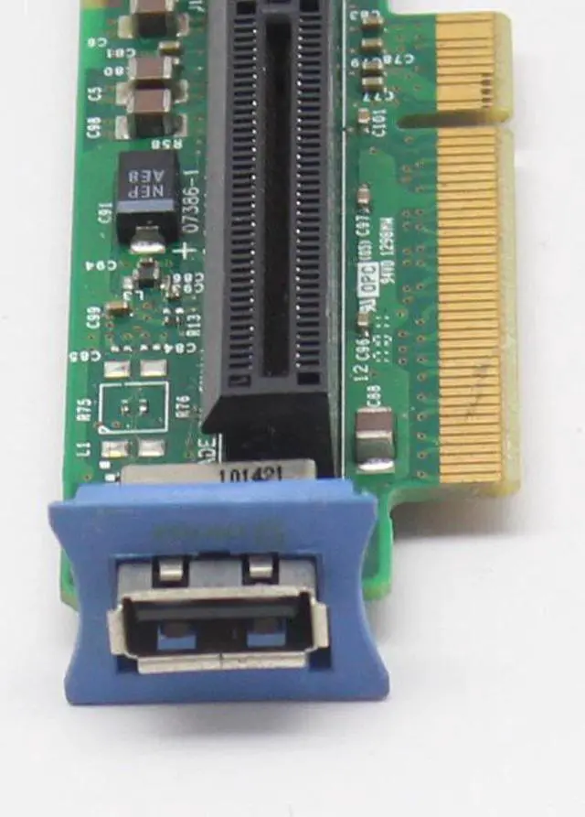 Alt view image 5 of 5 - 43V7067 FOR IBM X3550 X3650 M2 M3 SAS SATA Riser Card w/ USB Reader
