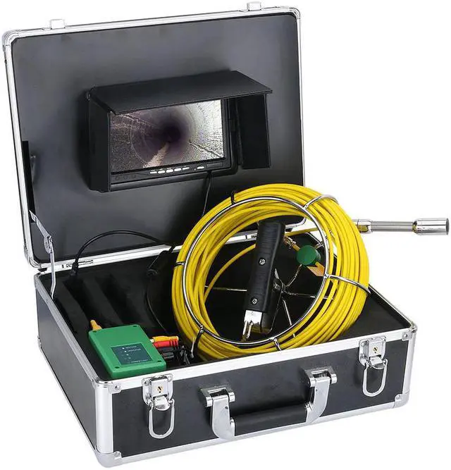 Alt view image 2 of 7 - 5.5mm Dual Lens Industrial Endoscope 2.0MP Inspection Camera 5 Inch 1280P HD LCD Screen Waterproof Borescope with 6 LED Lights