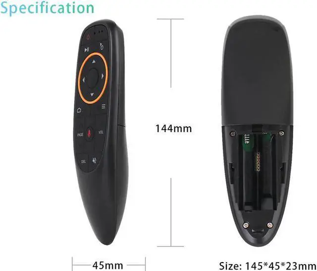 Main image of Air Mouse remote control Voice search with 2.4G USB Receiver Gyro Sensing Mini Wireless Smart for Android TV BOX HK1 X96mini