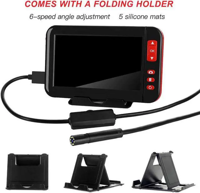 Alt view image 4 of 5 - Camera Industrial Endoscope HD 1920x1080 Borescope Inspection Camera Plug And Play Endoscope Camera Endoscope For Cars