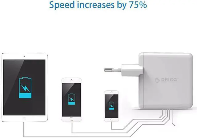 Alt view image 5 of 5 - Dual Port Quick Charger QC 2.0 USB 36W Max Quick Wall Charger For   Mobile Phone Fast Charger