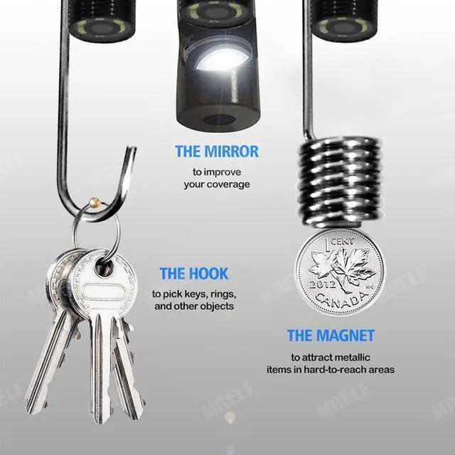 Alt view image 5 of 5 - 7mm 5.5 Endoscope Camera Flexible IP67 Endoscopic Waterproof 6 LEDs Inspection Endoscope Camera for Android Micro USB OTG Type C