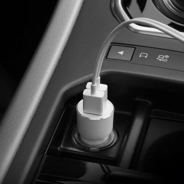 Alt view image 2 of 5 - 100% Original  3S Car Charger bluetooth  Music Player 5V 3.4A FM Smart APP for iPhone and Android Smart Control MP3 Player
