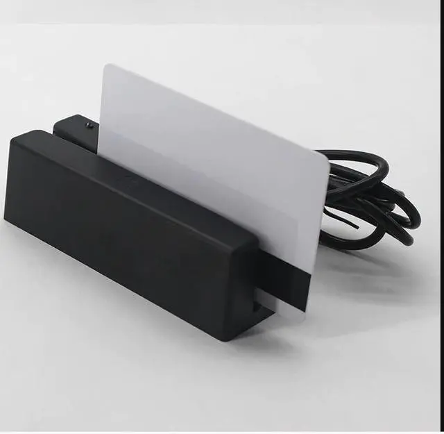 Alt view image 4 of 5 - Magnetic Card Reader MSR100 Stripe RS232 USB 3 Track Strip For Swipe Bar Code Reader