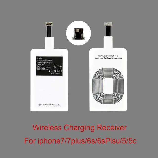 Alt view image 2 of 5 - Wireless Charging Kit Transmitter Charger Adapter Receptor Receiver Pad Coil  Type-C Micro USB kit for iPhone