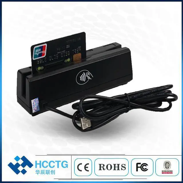 Alt view image 4 of 5 - in one RFID Smart card USB MSR NFC+ Magnetic +Chip card reader/ writer free SDK +10pcs magentic card HCC110