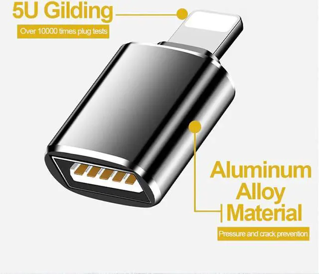 Alt view image 2 of 5 - SD Card Reader 3.0 Micro SD/USB Flash Drive/ Adapter Converter for IOS 13 Version 7 8 6 S Plus X for iphone USB3.0 Adaptador