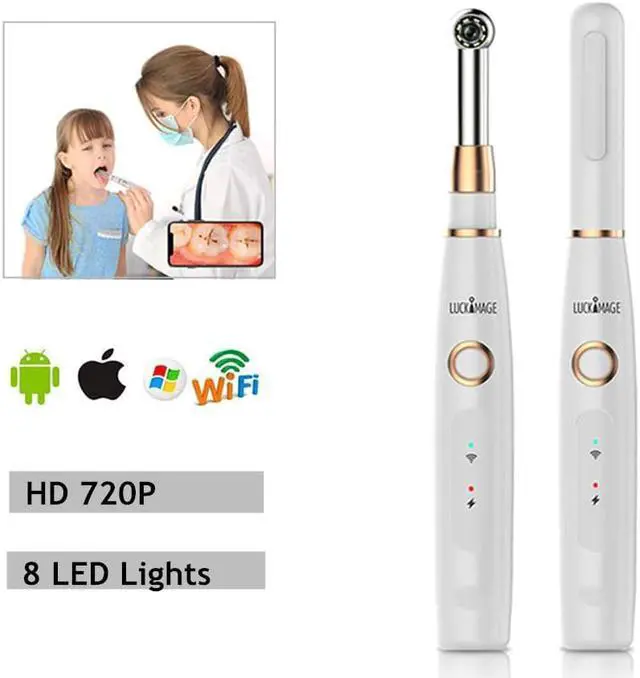 Alt view image 6 of 7 - WiFi USB Intra Oral Dental Intraoral Camera Dentist Device 8 LED Light Real-time Video Inspection Teeth camera intraora